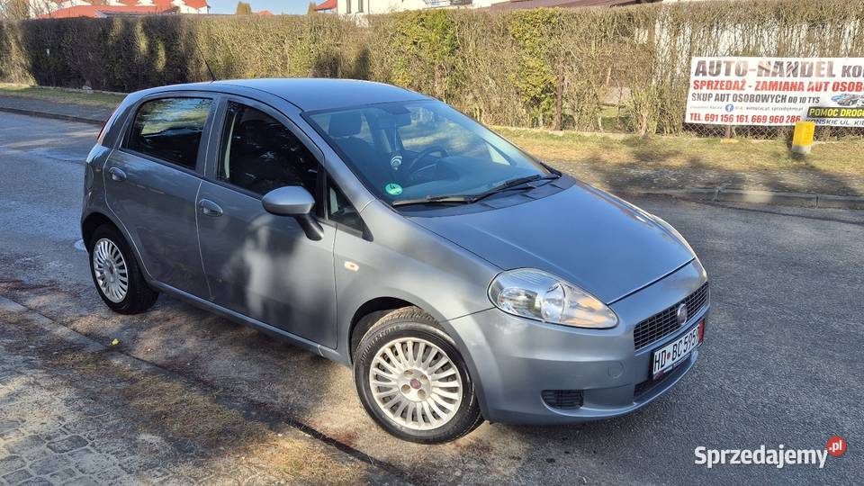 FIAT GRAND PUNTO 14B OPŁACONY Z NIEMIEC KLIMA komputer pokładowy Grande Punto Końskie sprzedam