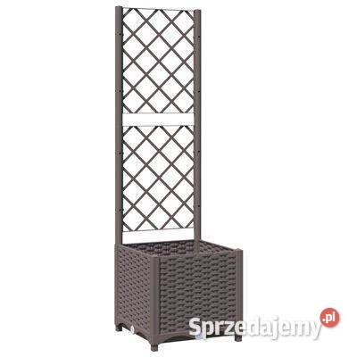 vidaXL Donica ogrodowa z kratką brązowa Warszawa