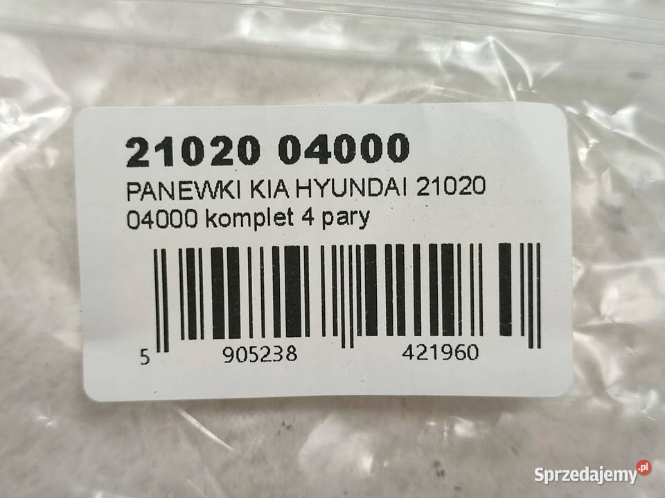 PANEWKI GŁÓWNE 4 PARY KIA PICANTO III 10 2011