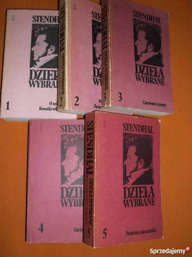 STENDHAL Dzieła wybrane 5ć tomów