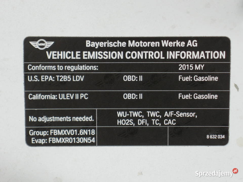 MINI COOPER 2015 MASKA osobowe Białystok sprzedam