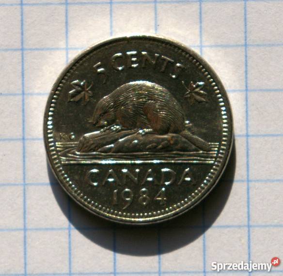 5 CENTÓW 5 CENTS 1984 KANADA Parczew