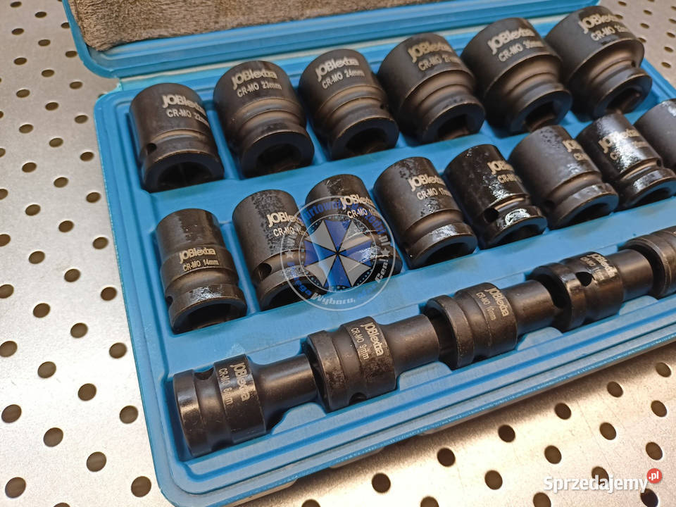 Nasadki udarowe 6kątne 12 832mm 20el CrMo zestaw Klucze
