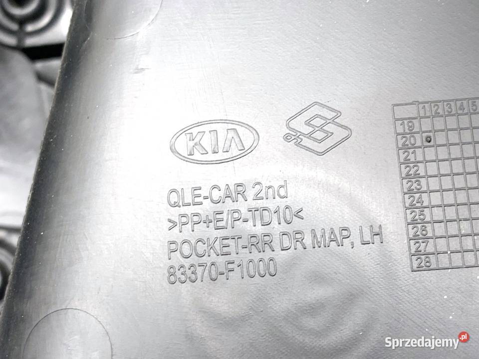 BOCZEK DRZWI LEWY TYŁ KIA SPORTAGE IV SUV