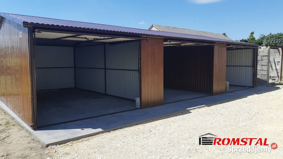 Garaż Blaszany DREWNOPODOBNY 10x6m Hala Magazyn Bielawa