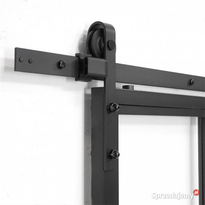 Drzwi przesuwne szklane loftowe TIVOLI 100x210