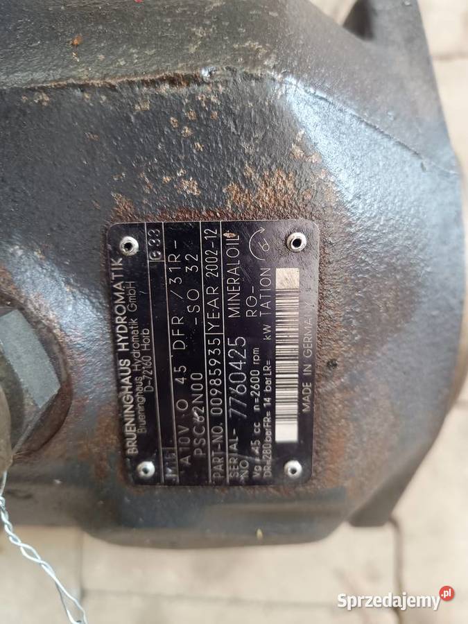 Pompa hydrauliczna Brueninghaus A4VG90DA1DX32R Staszów