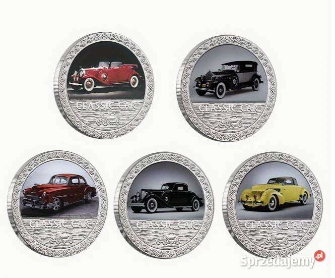 Zestaw kolekcjonerskich medali monet z Warszawa