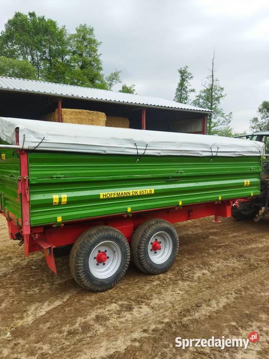 Przyczepa tandem 8t 3 strony wywrot