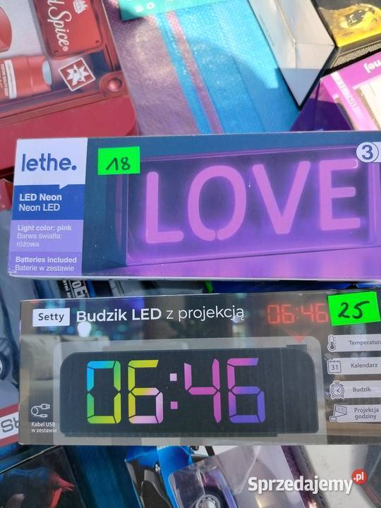 Zegarek i lampka Oświetlenie mazowieckie Piaseczno