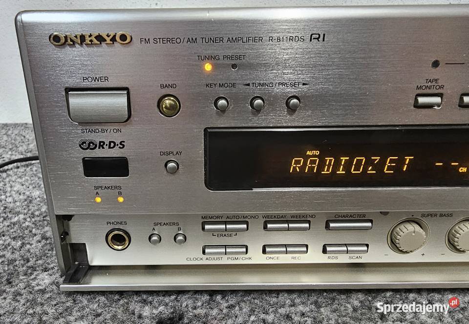 Wzmacniacz Amplituner stereo ONKYO R811RDS PHONO małopolskie Kraków
