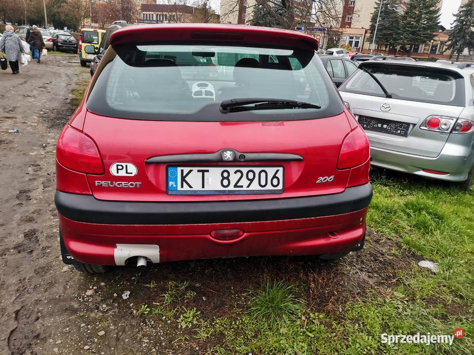 Peugeot 206 5 drzwi zarejestrowany OC do 082023 elektryczne szyby Tarnów