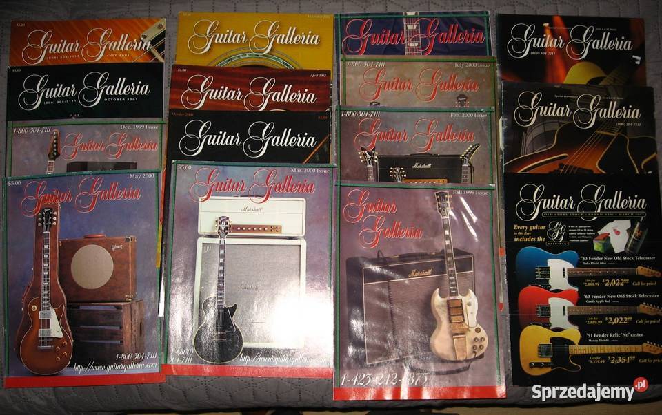 Guitar Galleria 15 issues 19992003 komplet Kępice sprzedam