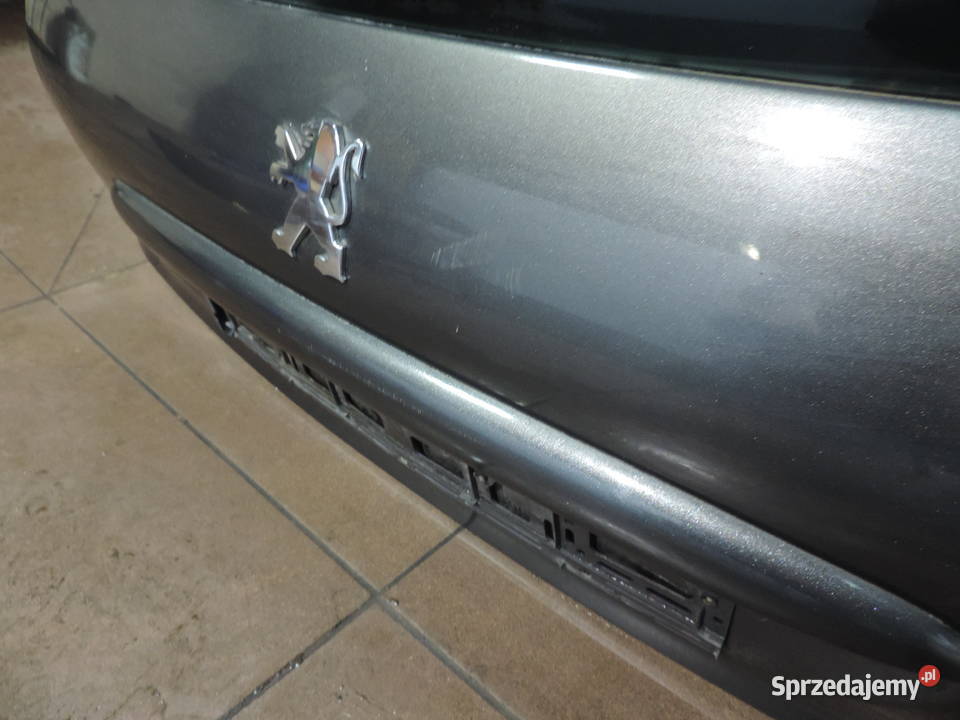 KLAPA TYLNA BAGAŻNIKA PEUGEOT 206 PLUS KOLOR KTP osobowe Nowy Sącz