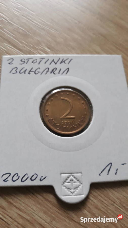 2 Stotinki Bułgaria 2000 r wielkopolskie Konin