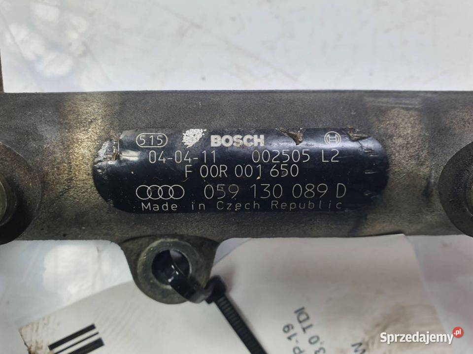 LISTWA WTRYSKOWA AUDI A8 D3 059130089D Pozostałe Lipno