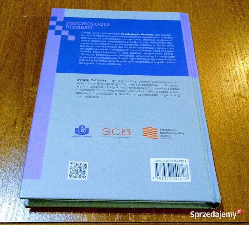 Psychologia i praktyka zmiany organizacyjnej Rok wydania 2019 Gdańsk