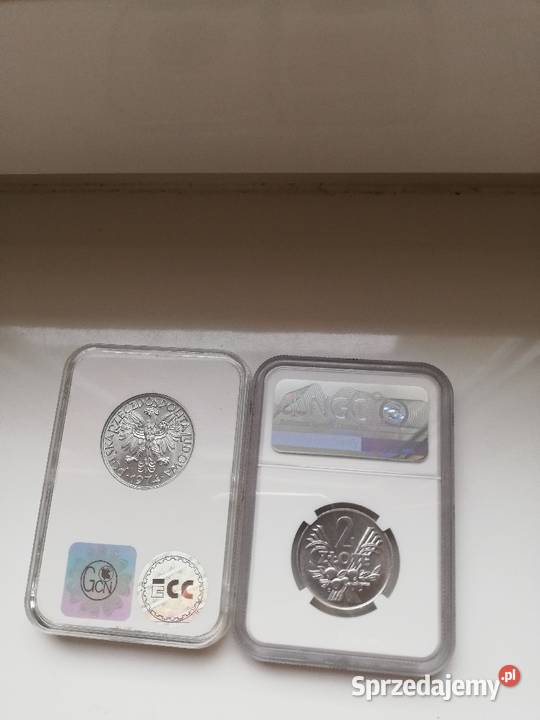Polska 5 złotych 1974 Rybak Grading zestaw Poznań