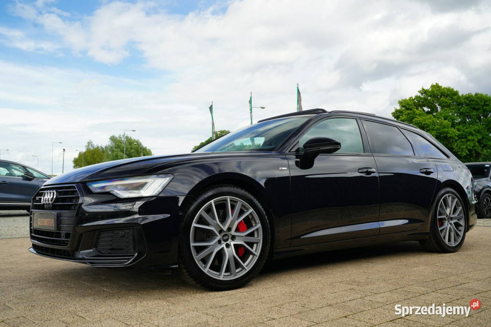 Audi A6 SLINE skóra FUL LED kamery 360 grzane światła do jazdy dziennej