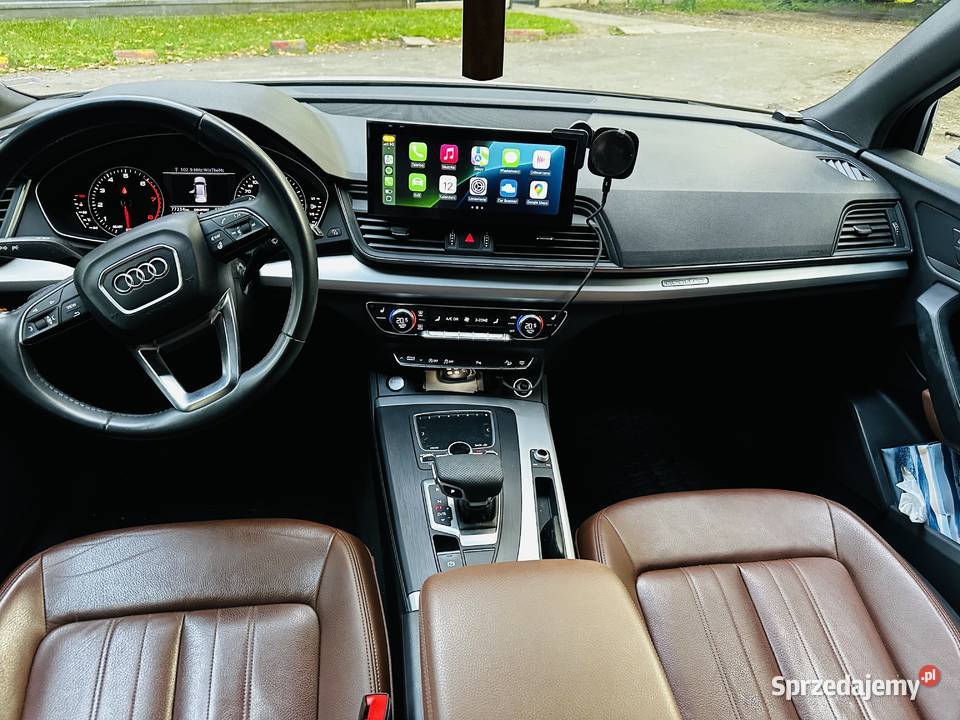 Audi Q5 FY 2019r brązowa skóra Android Auto ESP Wrocław