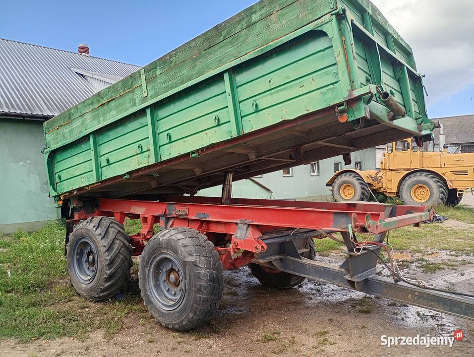 Przyczepa wywrotka tandem nieuszkodzony Sejny