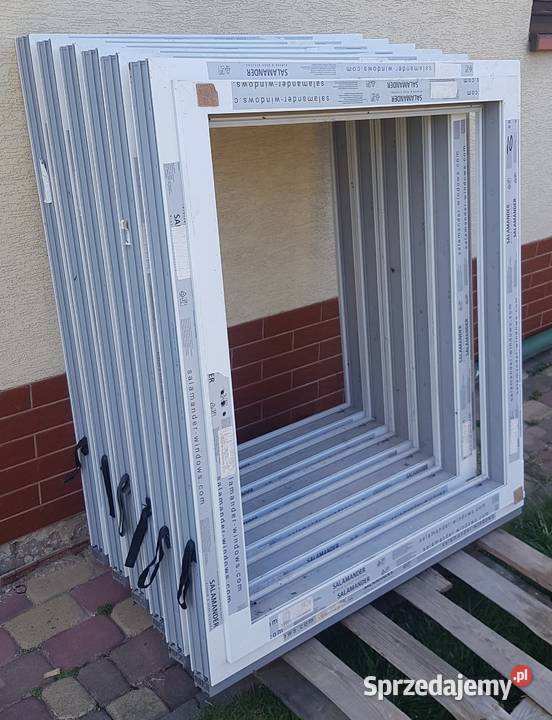 Nowe okna PCV bez szyb 92x112 100x112 Okna ścienne Trzebownisko