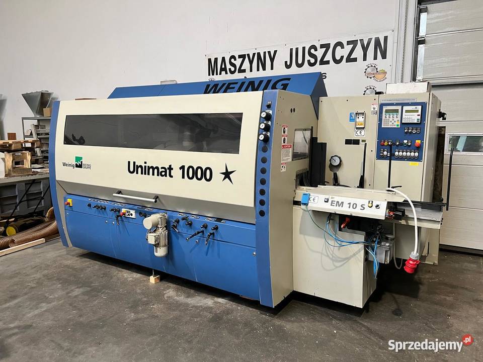 Strugarka czterostronna Weinig Unimat 1000 Star małopolskie Juszczyn sprzedam