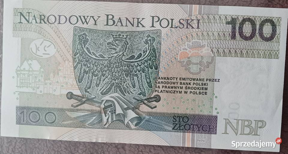 100 Władysław Jagiełło 2018 r niski numer HM Konin sprzedam