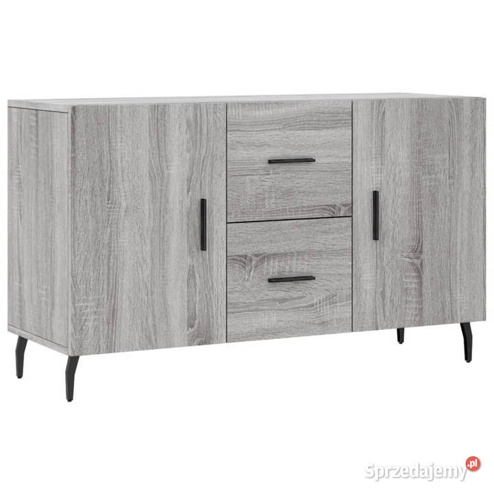 Komoda szary dąb sonoma 100x36x60 materiał Komody sprzedam
