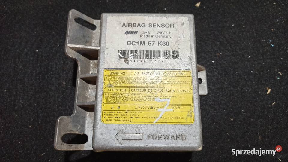 Moduł Sterownik Sensor AIRBAG BC1M57K30 Mazda Części samochodowe Dębica sprzedam
