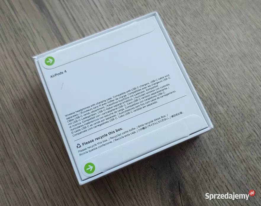 Apple AirPods 4 niedopakowane gwarancja