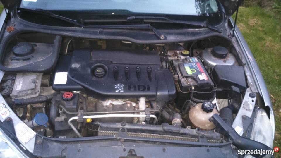 Peugeot 206 SW 14HDI sprzedam uszkodzony silnik manualna Lubenia