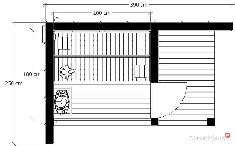 Sauna ogrodowa Leo 390 x 250 Bielsko-Biała sprzedam
