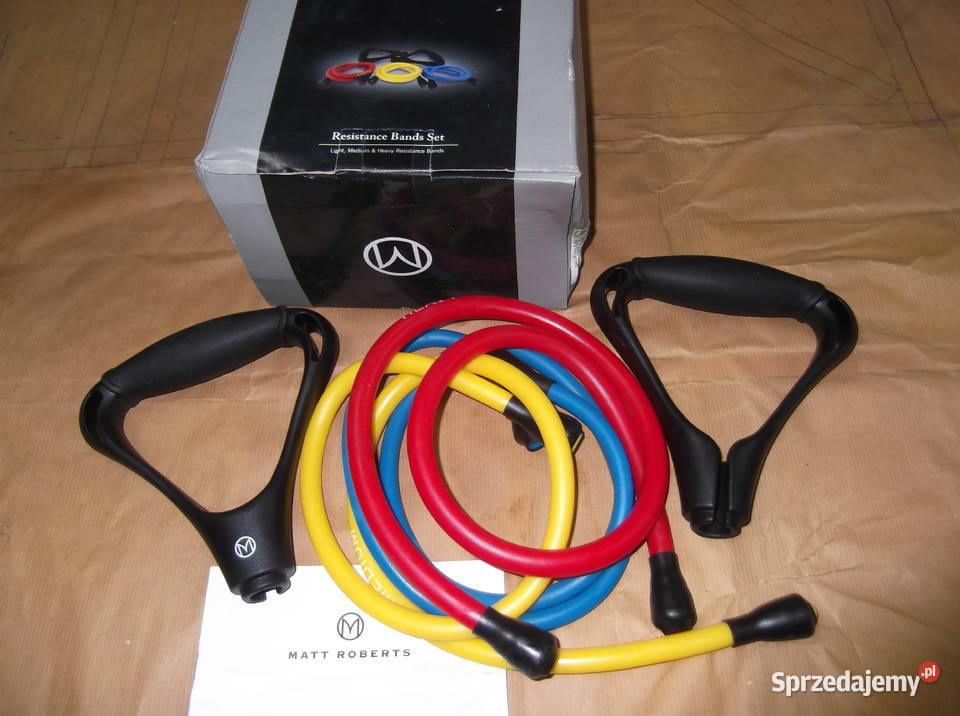 Zestaw lateksowych oporowych gum do ćwiczeń Pozostałe Częstochowa