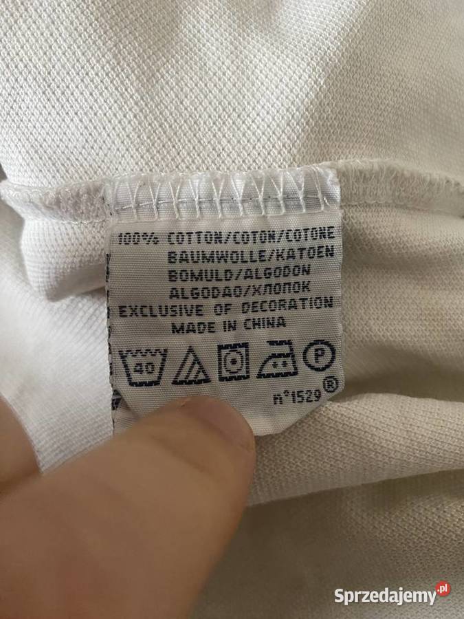 Biała męska koszulka polo RALPH LAUREN S OKAZJA Ralph Lauren Zamość