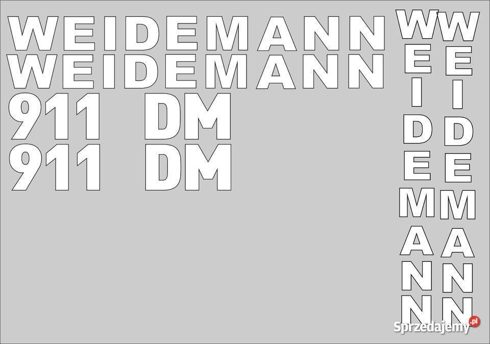 naklejki weidemann 911 dm Jeżewo