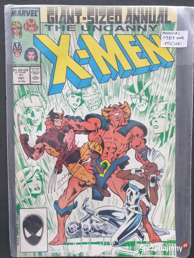 The Uncanny XMen Annual 3 komiksy Marvel USA Gdynia