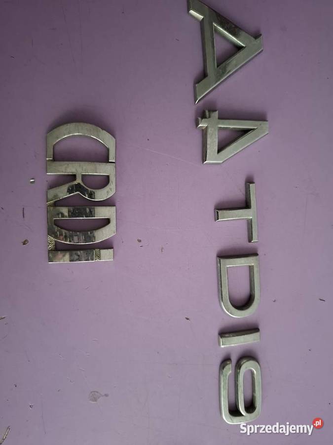 Napis Logo Literki Bugattii Indigo 4Motion sprzedam