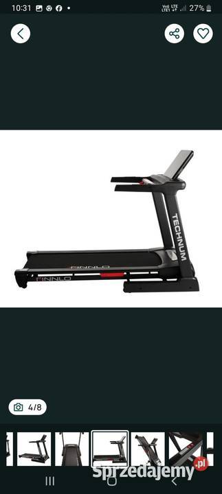 Bieznia fitness Technum Finllo Śrem sprzedam