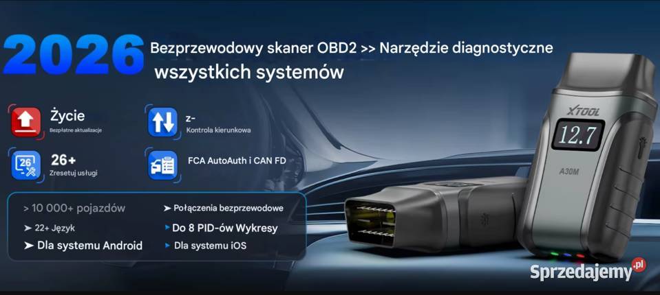 Xtool A30M V2 interfejs diagnostyczny Bluetooth Piotrków Trybunalski sprzedam