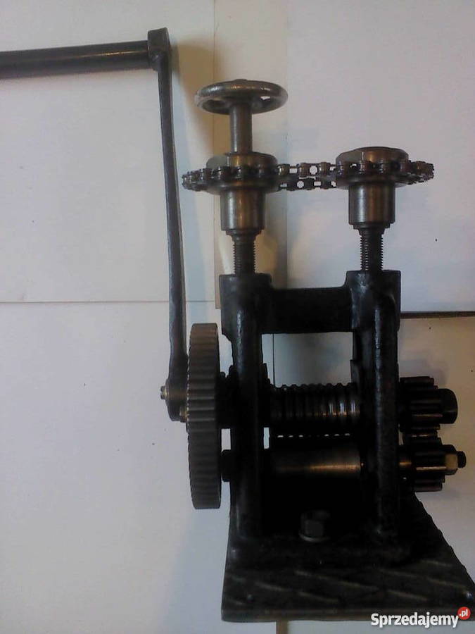 Walcarka jubilerska ręczna z wałkiem wymiennym