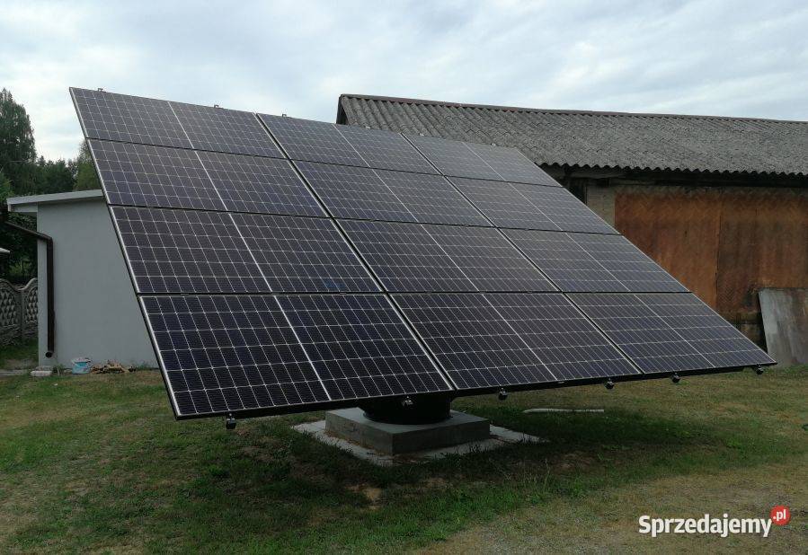 Traker solarny śledzenie słońca fotowoltaika Radom