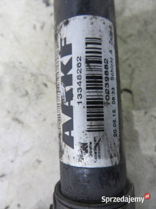 PÓŁOŚ PRAWA AUTOMAT ZAFIRA C 20 CDTI 13348262