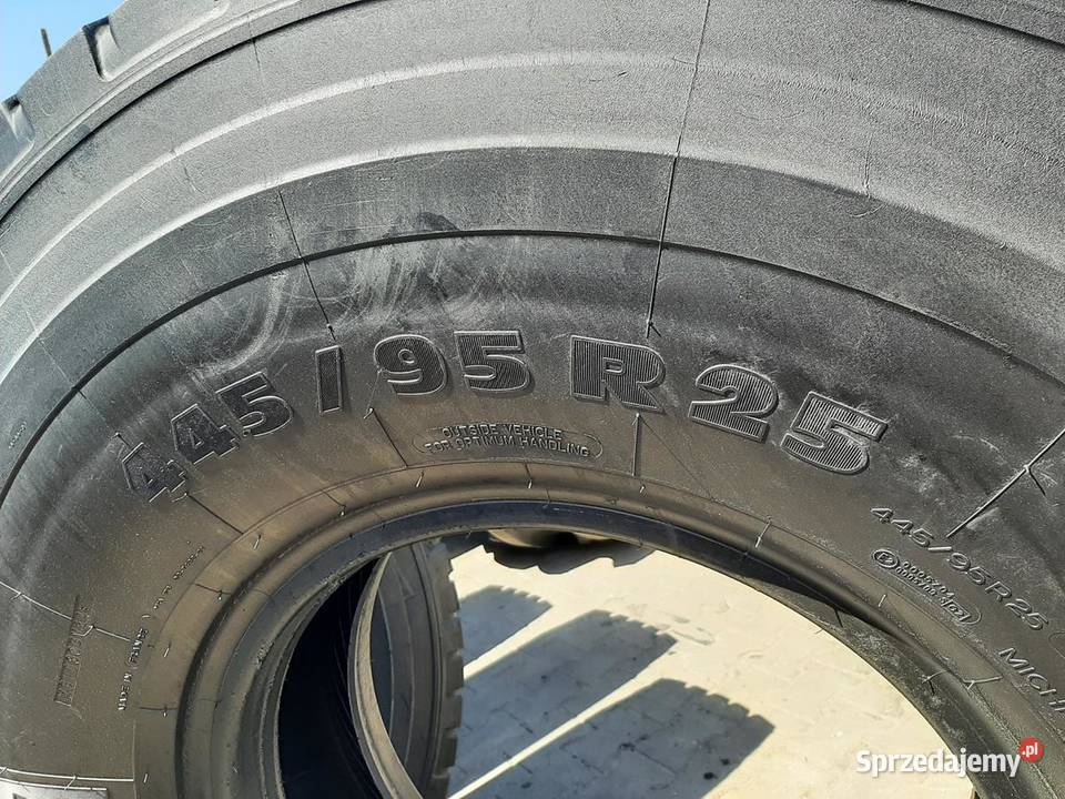 Opona używana przemysłowa 44595R25 MICHELIN 25cale Zaścianki