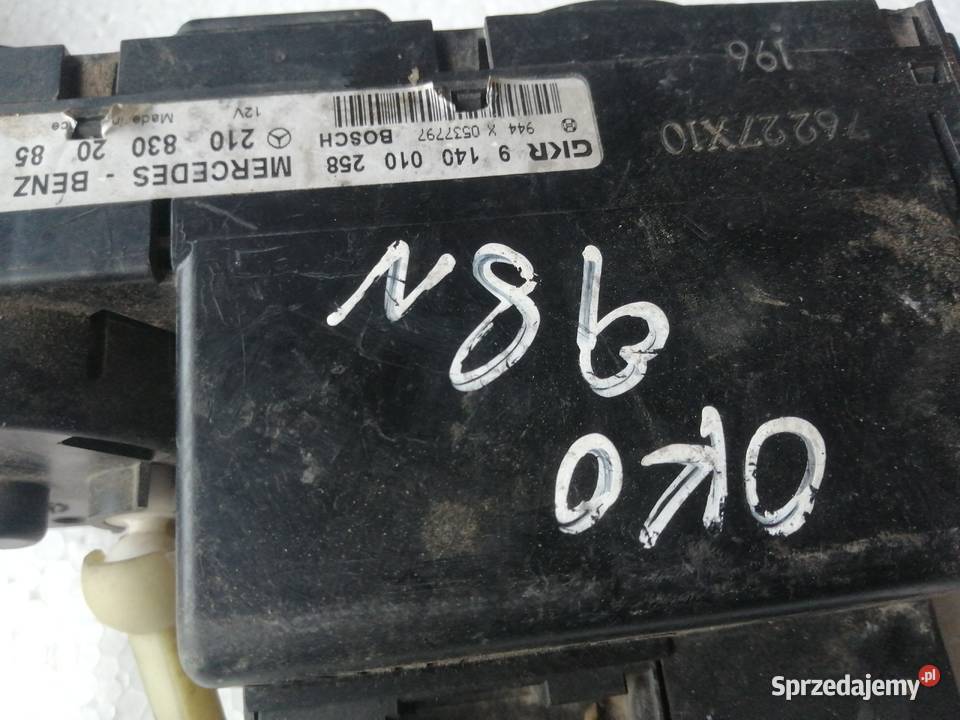 Panel Sterowania Nawiewu Mercedes W210