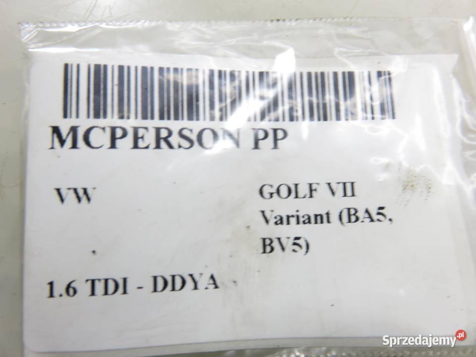 MCPERSON PRAWY PRZEDNI VW GOLF VII 16 TDI