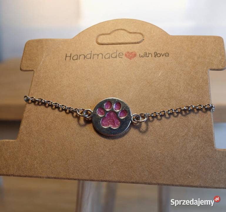 Bransoletka z łapką kota Gliwice
