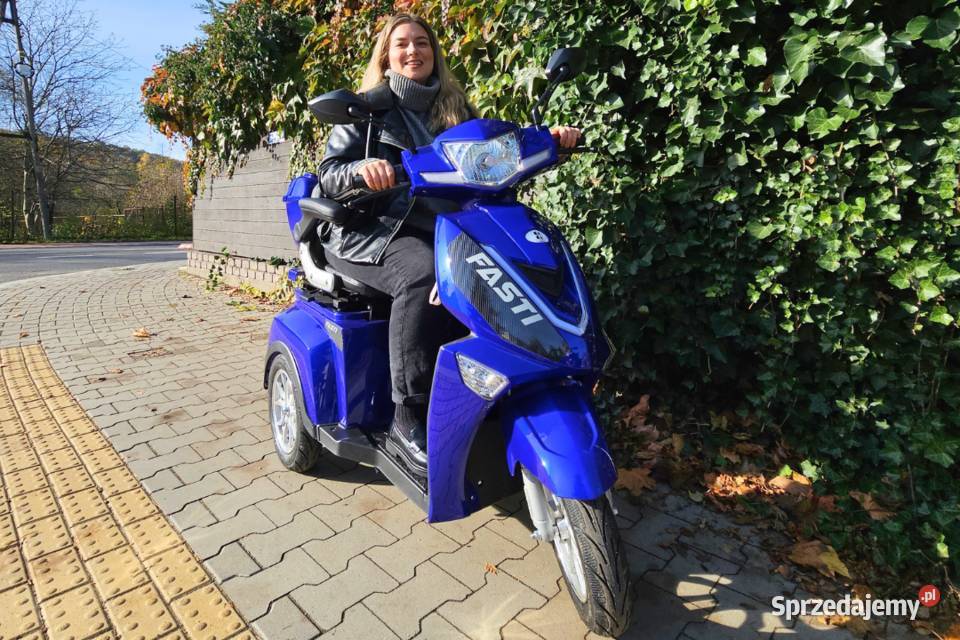 Skuter elektryczny trzykołowy Fasti 3 z dachem Kraków