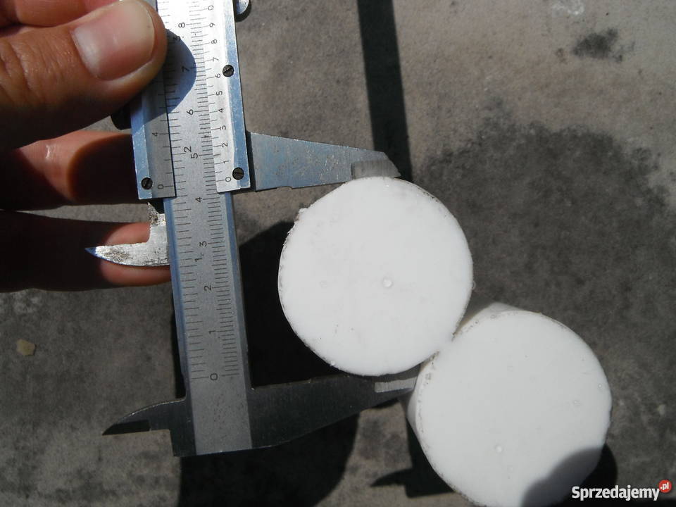 Teflon PTFE Tarflen wałek pręt fi 44 x 134 mm Barak sprzedam