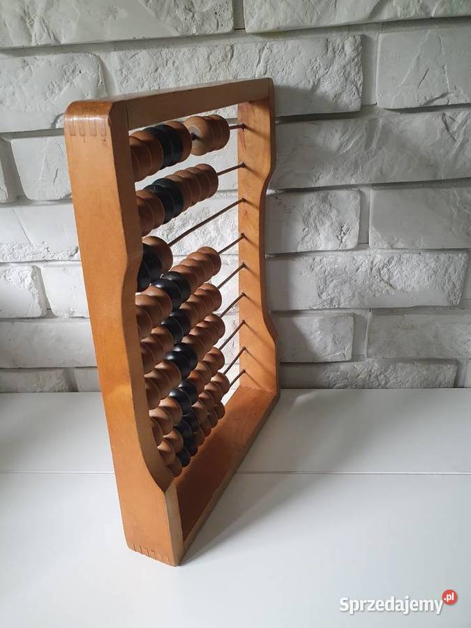 Stare liczydło duże orginał PRL pomorskie Solnica